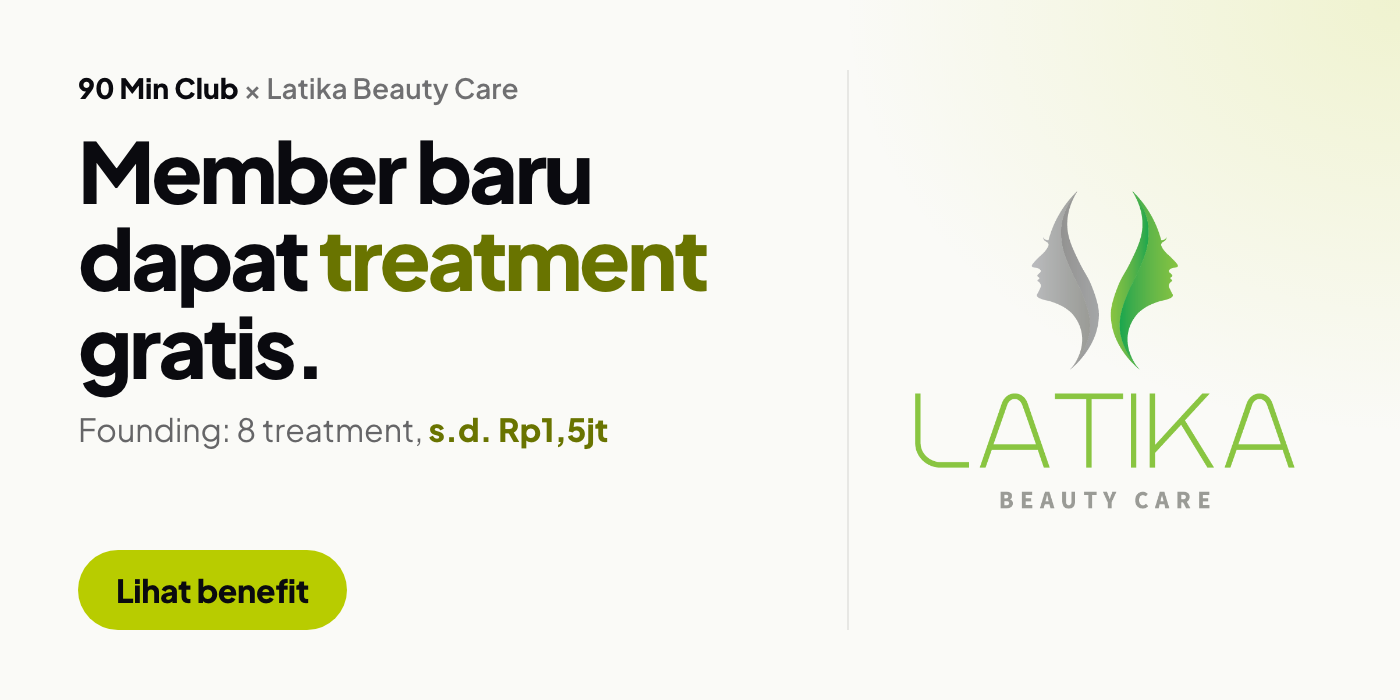 Banner Latika Beauty Care di home 90 Min Club
