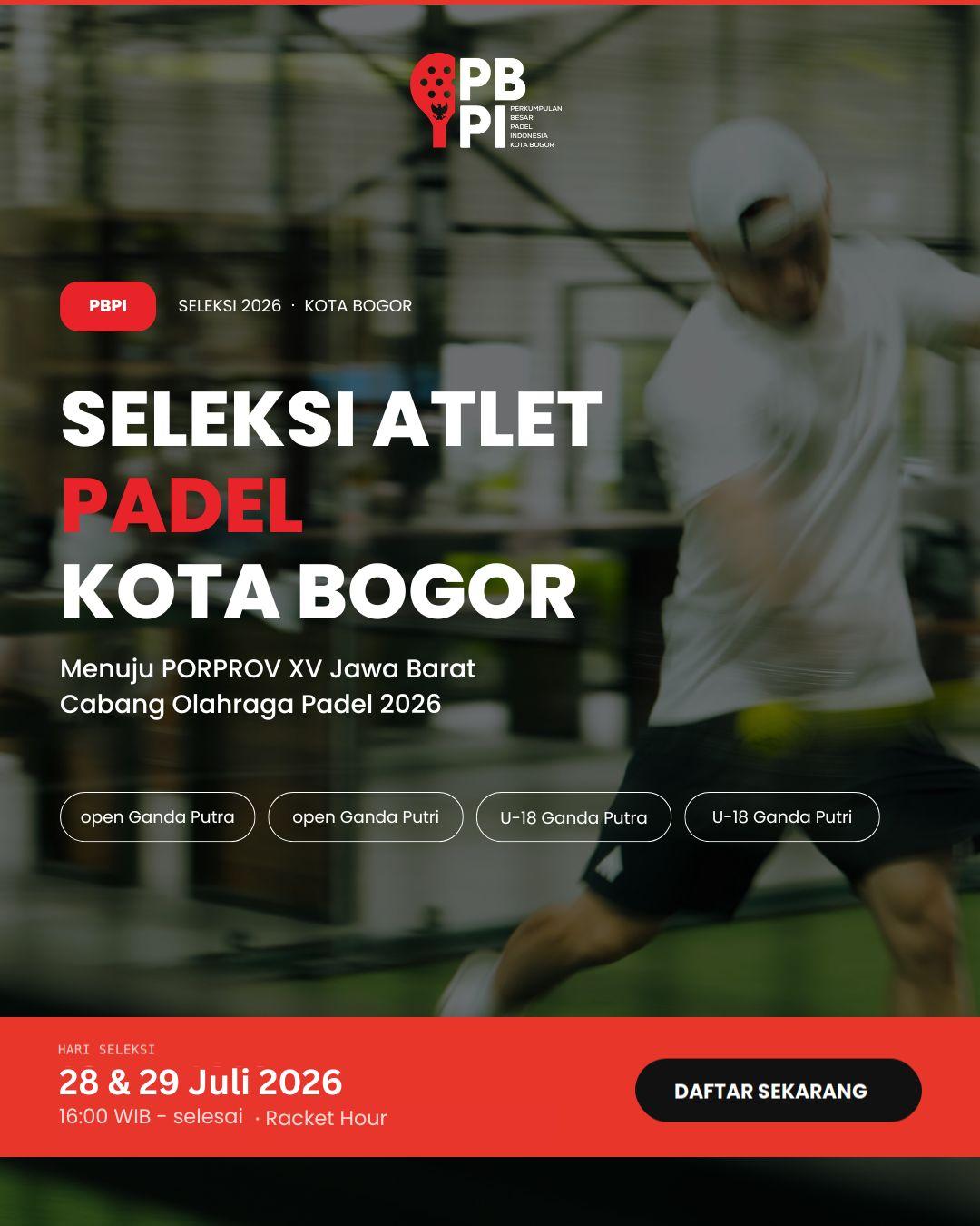 PBPI Bogor: Mengenal Induk Organisasi Padel & Jalur Resmi Pemain Bogor